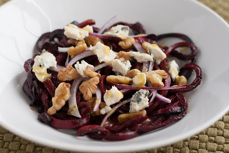 Roasted Beet, Walnut, and Gorgonzola Salad