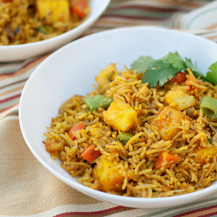 Instant Pot Paneer Biryani Recipe